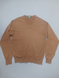 [M] 엠버시로우 캐시미어 브이넥 니트 브라운