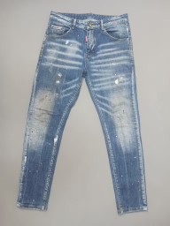 [31] 빈티지 워싱 멀티페인팅 스키니진 청바지