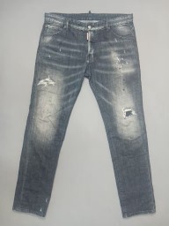 [36] 디스퀘어드2 디스워싱 슬림 블랙진 청바지