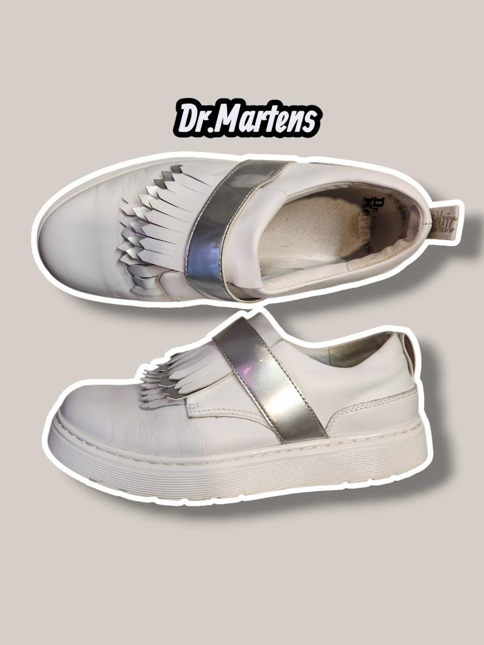 UK8/ 닥터마틴 유도라 테슬 슬립온 화이트 /0210