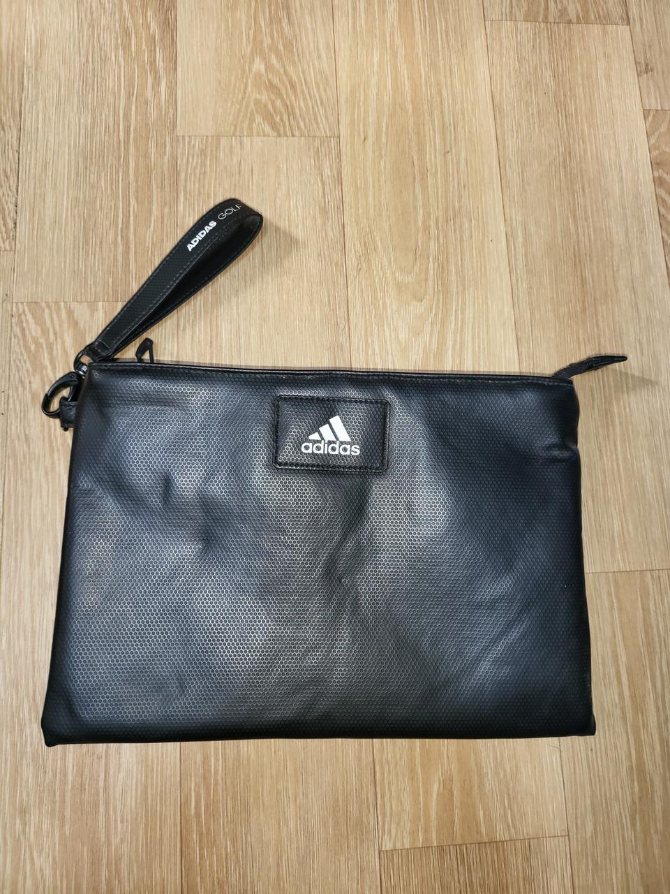 남녀공용 아디다스 골프 클러치백 파우치 지갑 손가방