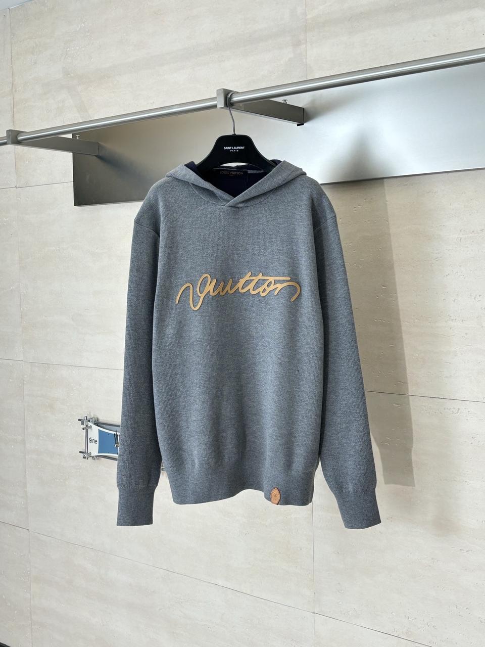 루이비통 니트 후드티