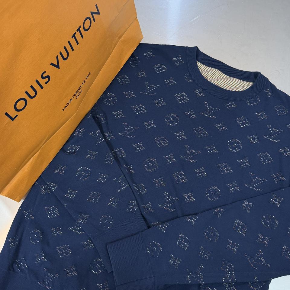 [리오브] 루이비통 드롭 니들 모노그램 코튼 니트