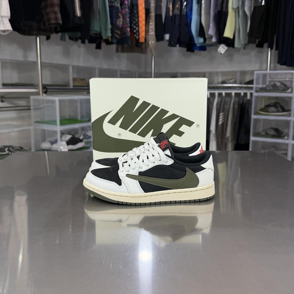 [리오브] 나이키 조던 1 X 스캇 OG 미디움 올리브 로우 스니커즈