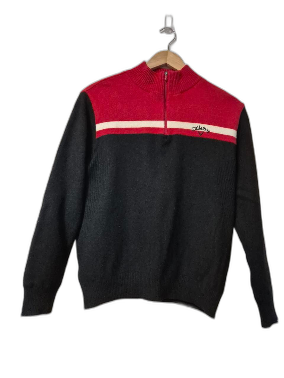 캘러웨이 하프 집업 방풍 니트