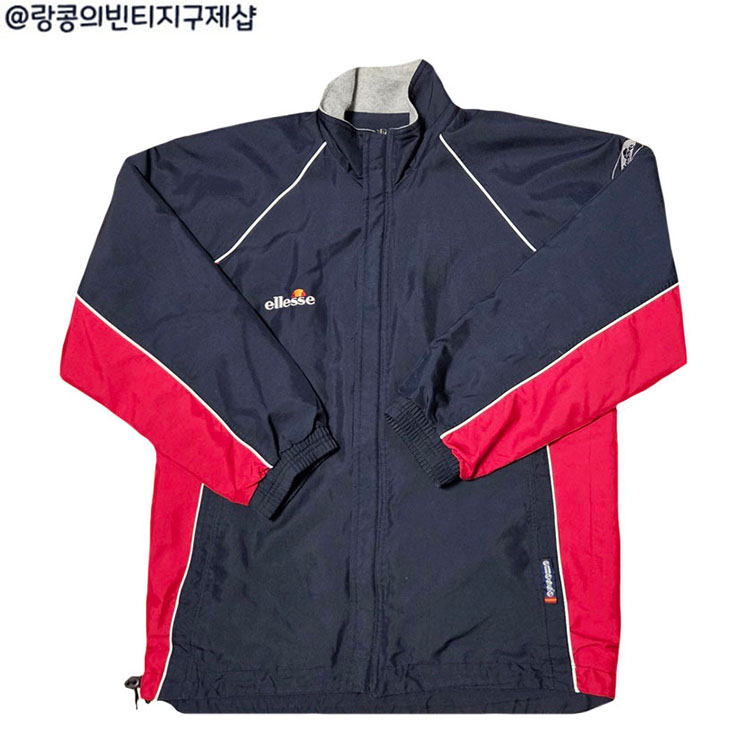 엘레쎄 빈티지 빅로고 바람막이 자켓