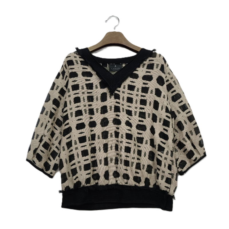 4925/랑방/90/한섬/시스루 블라우스/구제나라앨리스