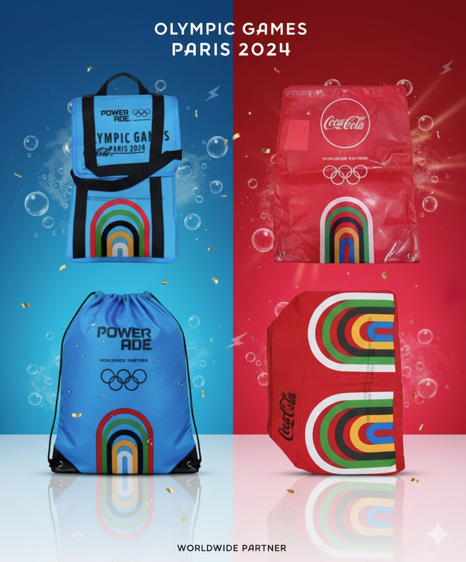 2024 파리올림픽 코카콜라 가방4종세트 팝니다