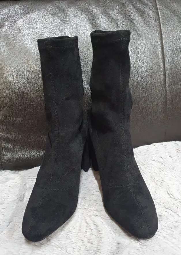 새)lavieshu 스웨이드 부츠.삭스부츠.삭츠힐 (245)