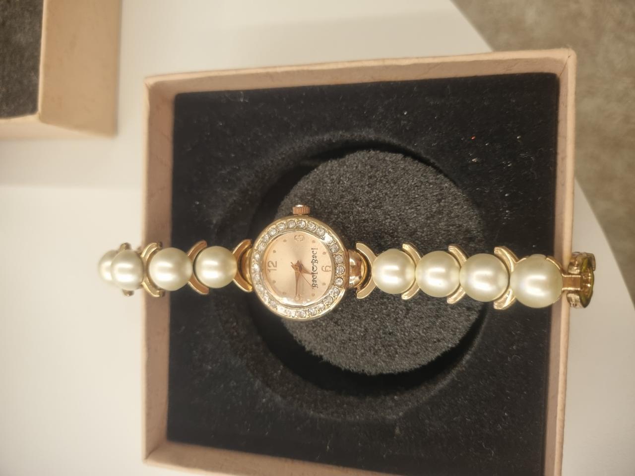 바쵸바치 큐빅진주시계