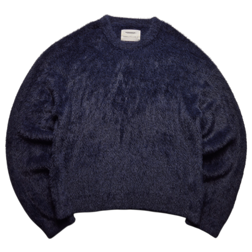 [XL] 노매뉴얼 헤어리 퍼 스웨터