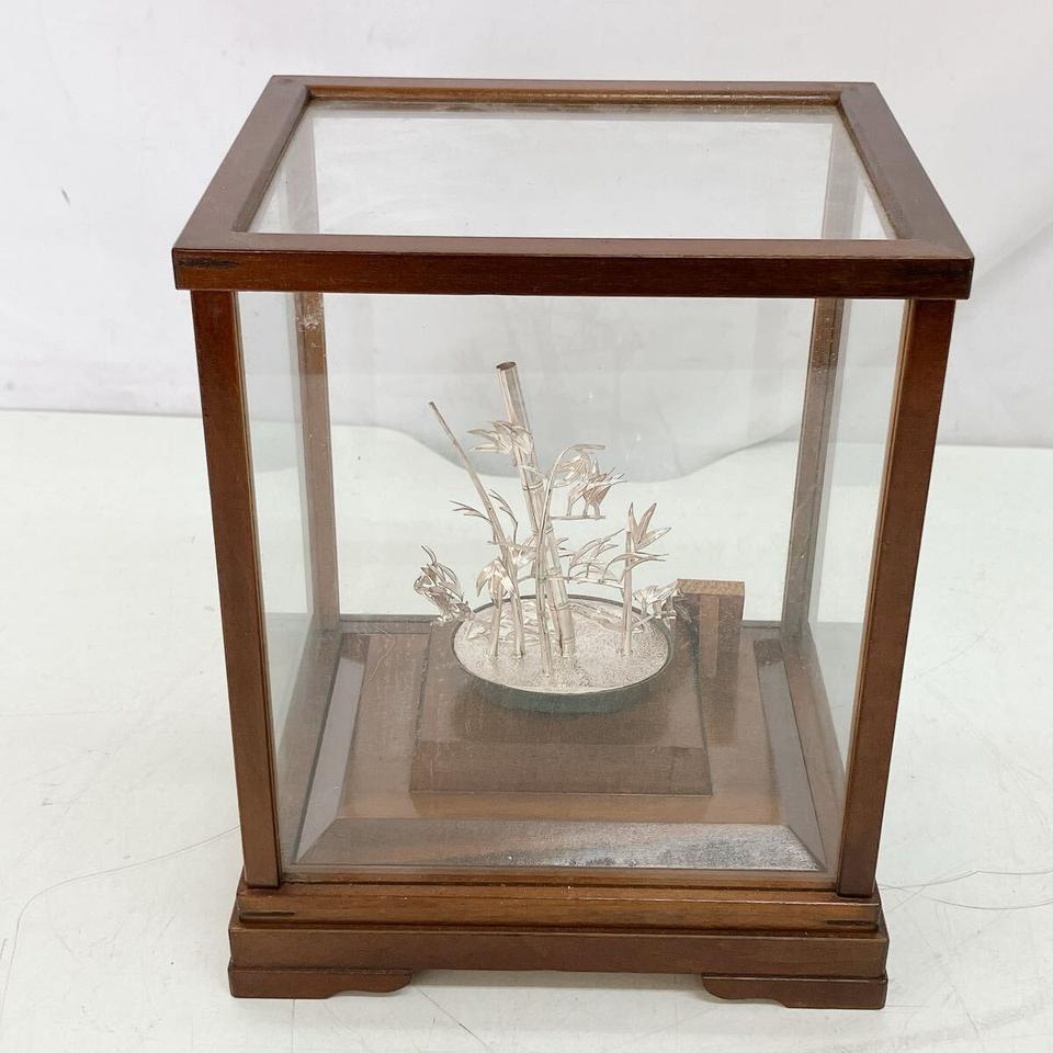 일본 순은 대나무 작품