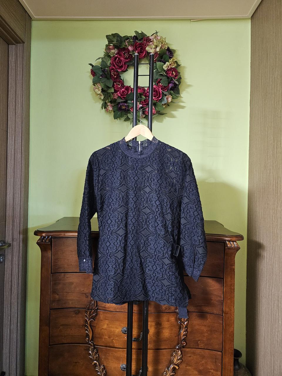 듀엘 레이스 블라우스