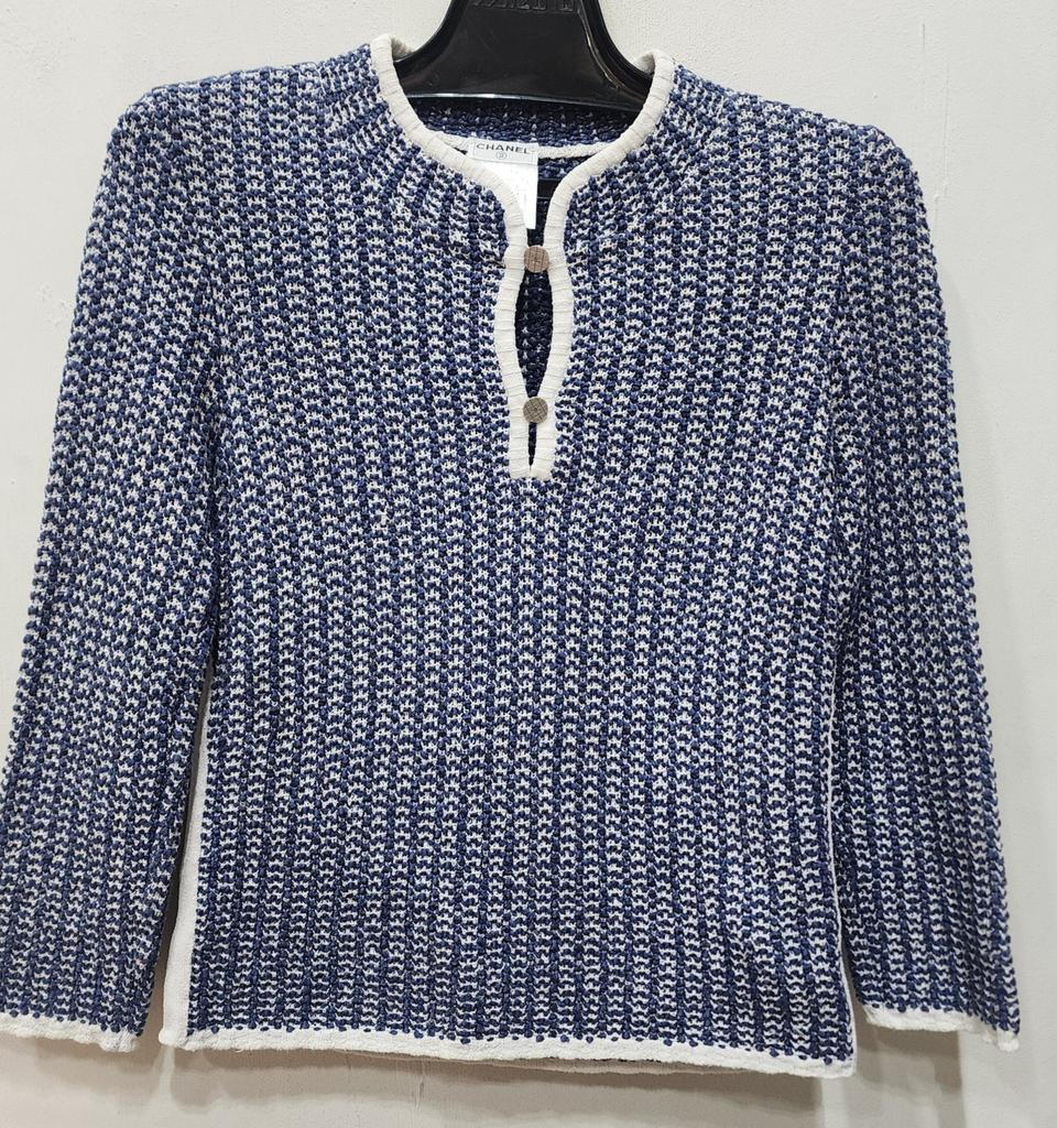 샤넬 크롭 니트 40 컨디션 굿!
