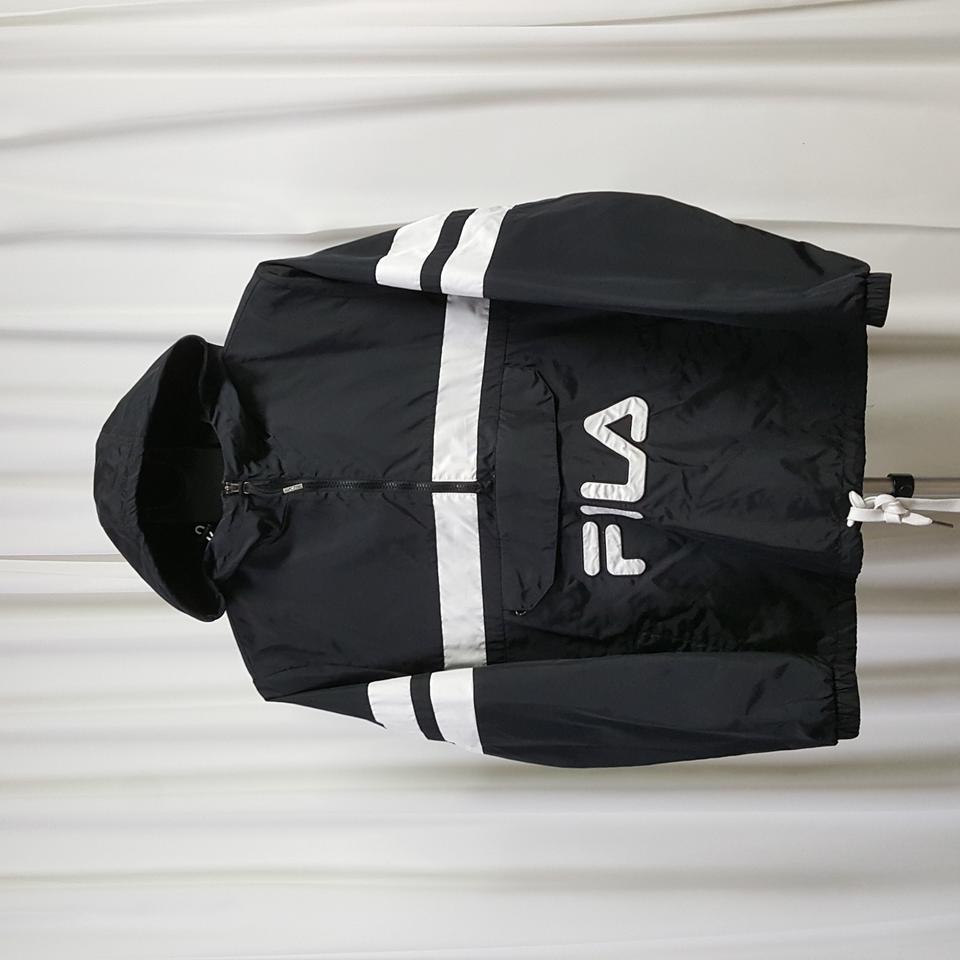 휠라 남성 후드 반집업 아노락 105