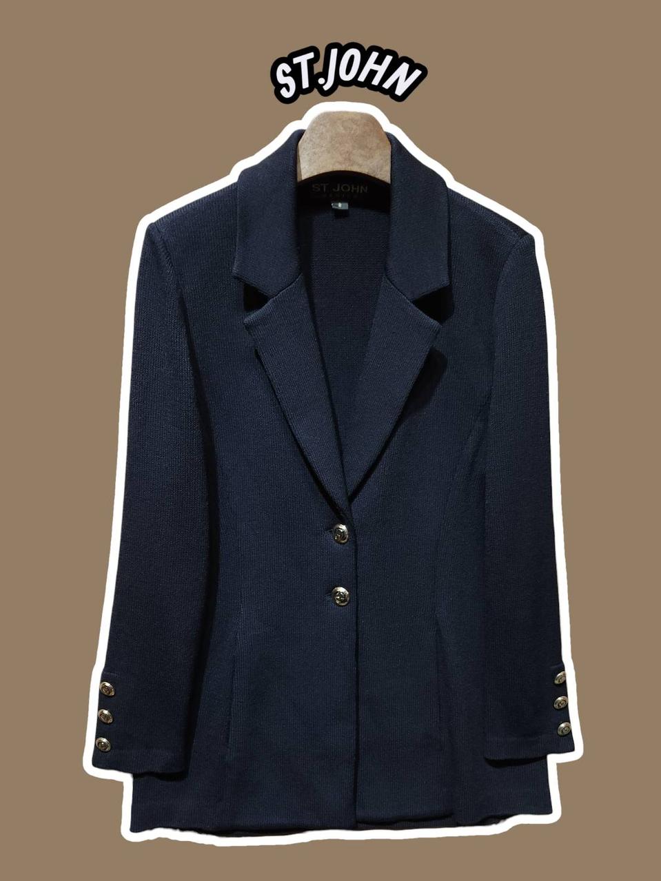8/ STJOHN 세인트존 블레이저 자켓 블랙 /0211