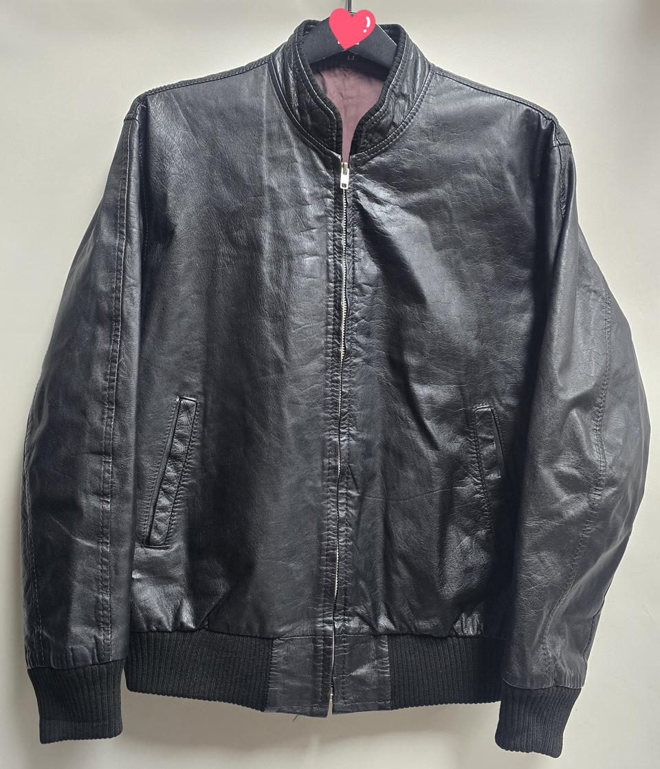 소가죽 여성 붐버자켓 L