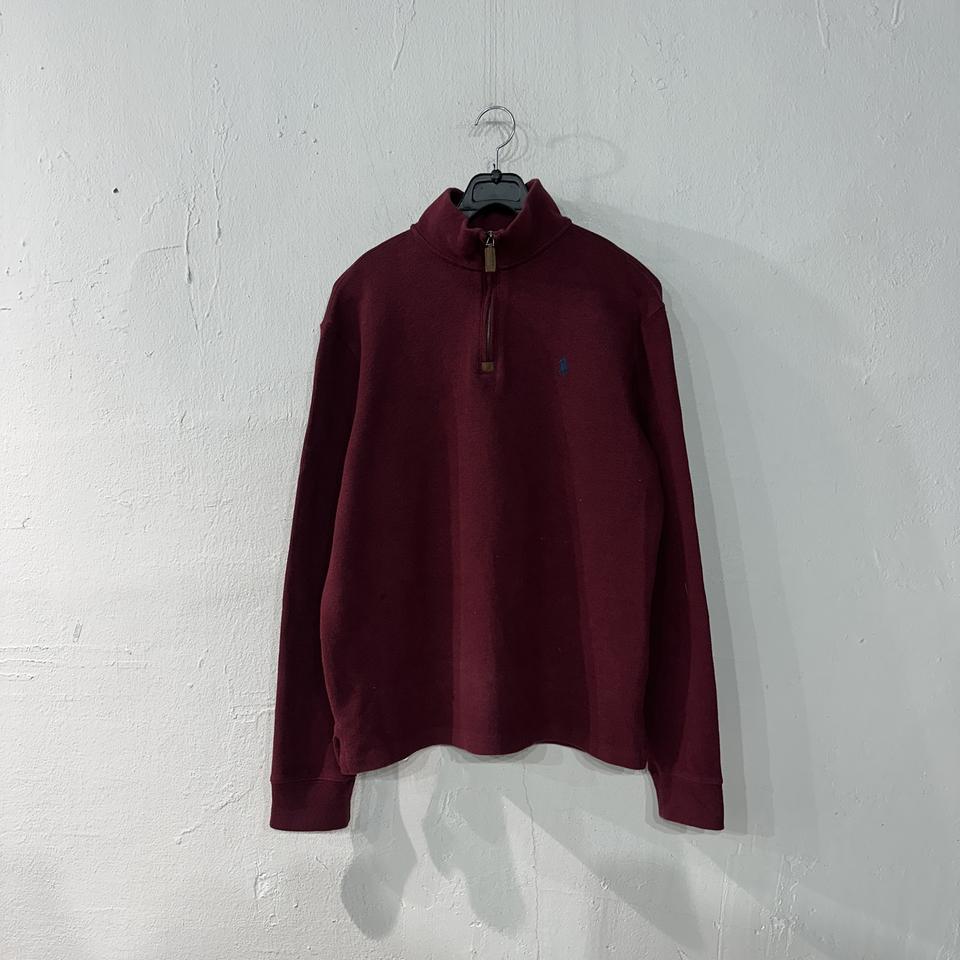 폴로랄프로렌 반집업 니트 S