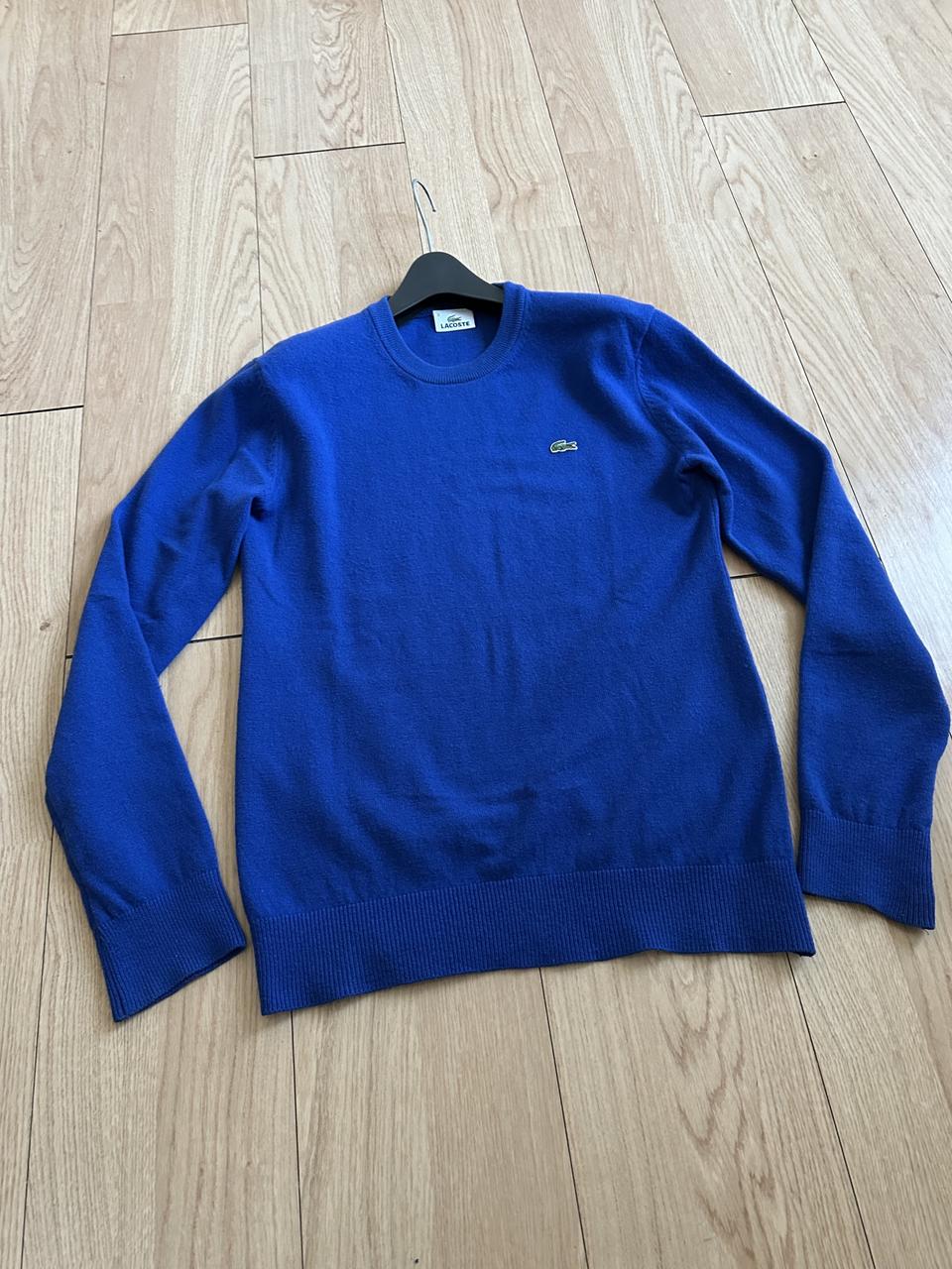 라코스테 니트 라운드 정품 모100% 제품3사이즈 90~슬림95 착용하