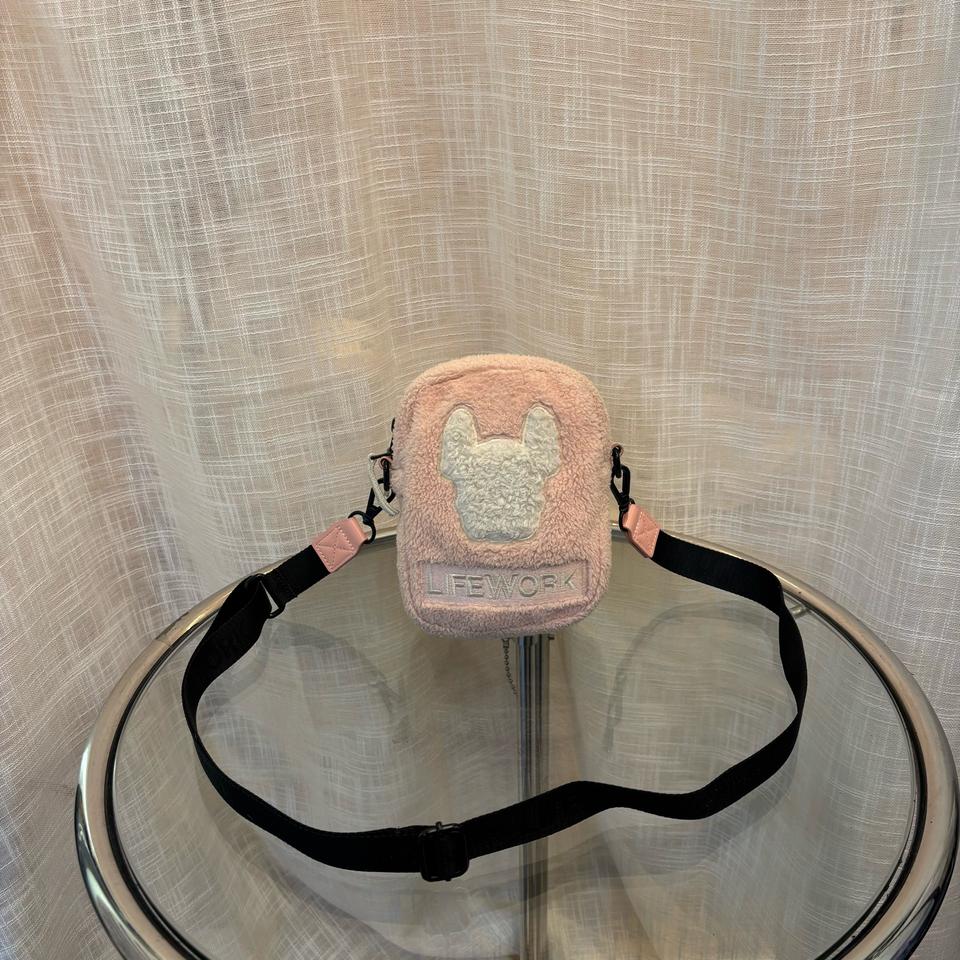 정품 라이프워크 뽀글이 크로스백