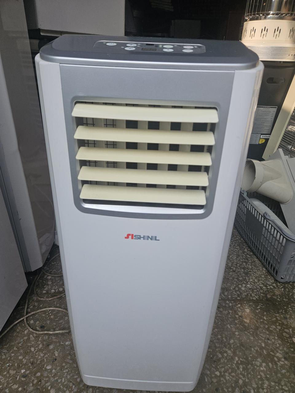 신일 이동식 창문형 에어컨 호스 거치대 풀세트