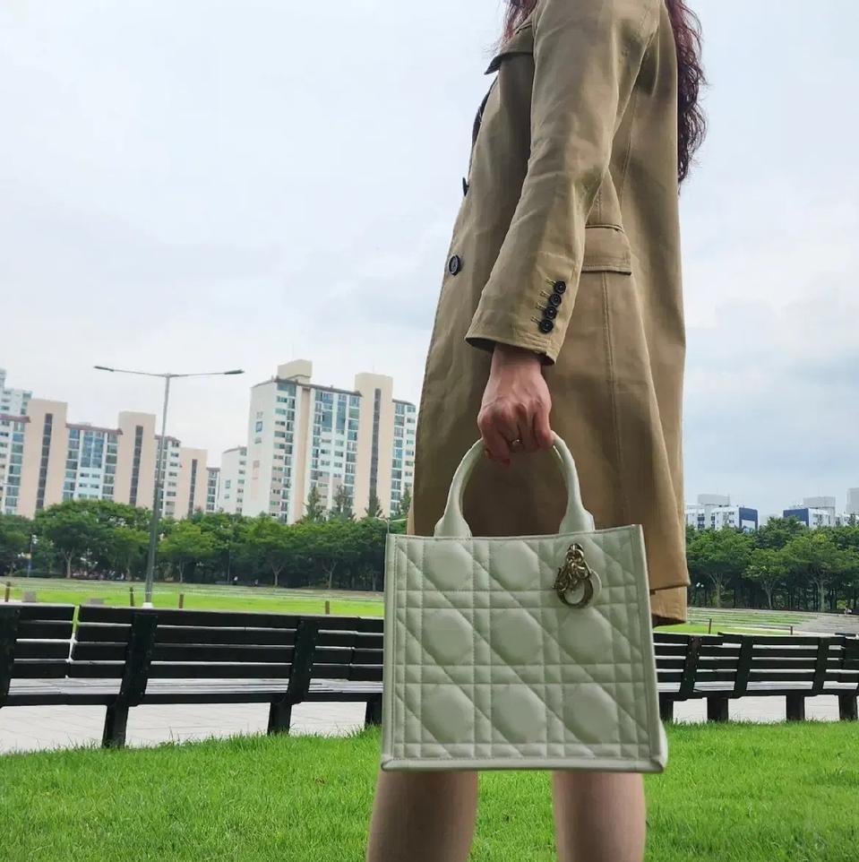 디올 북토트 스몰백 레더 라떼 25.06월 +이너백