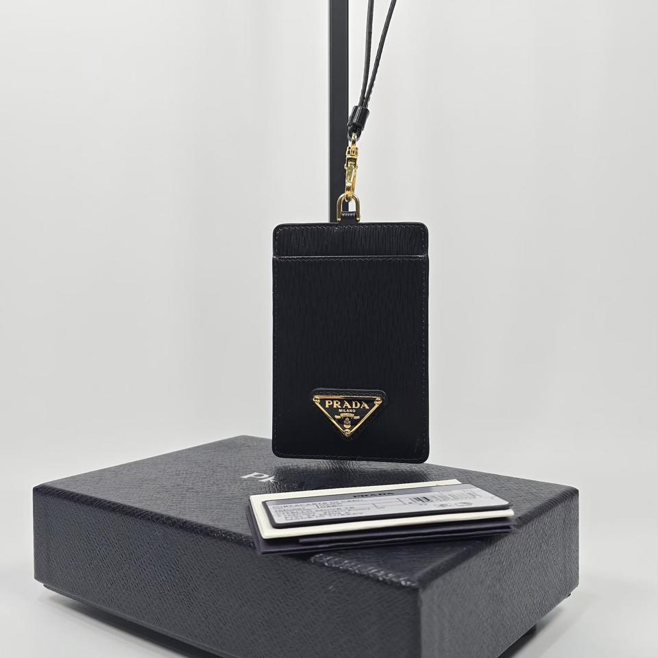 프라다 비텔로 삼각로고 카드지갑