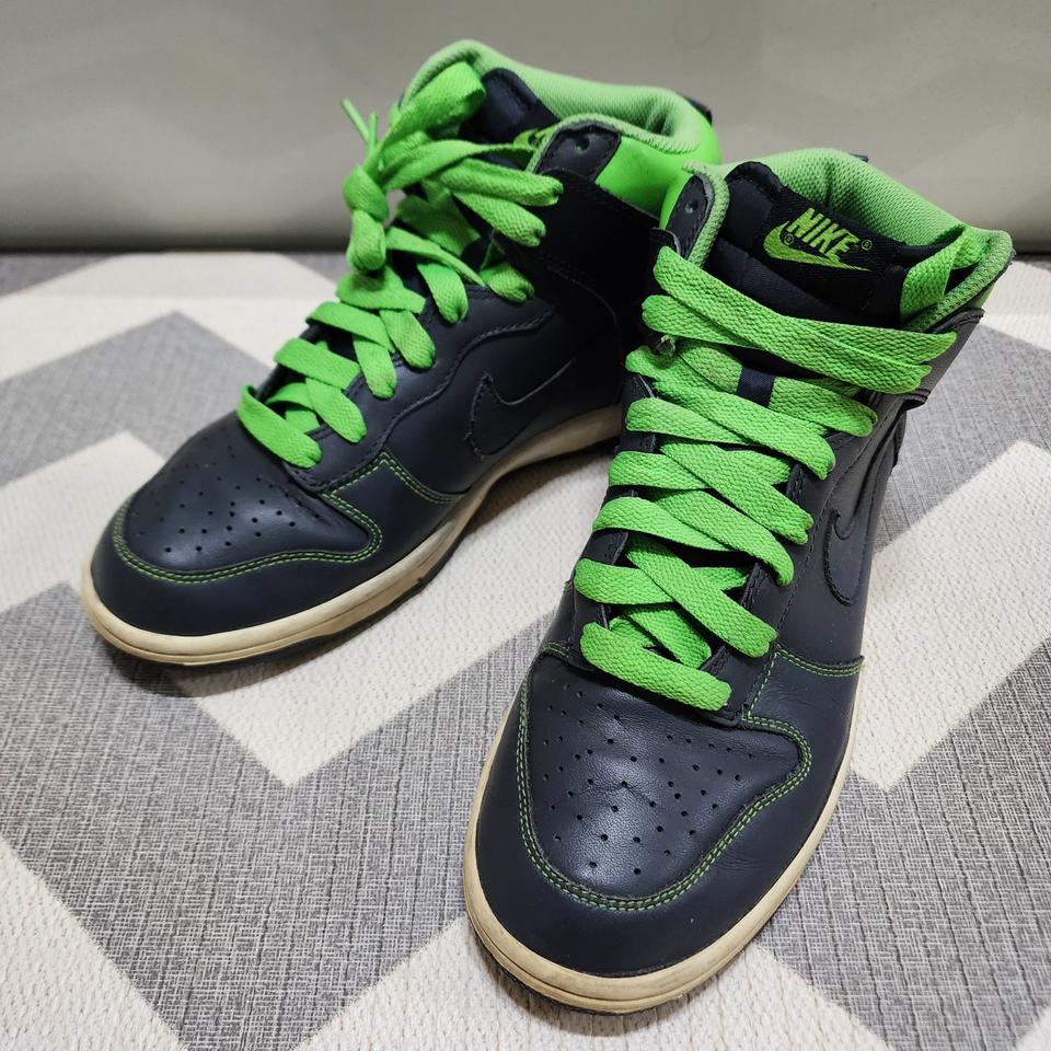 나이키 덩크 하이 블랙볼트 255