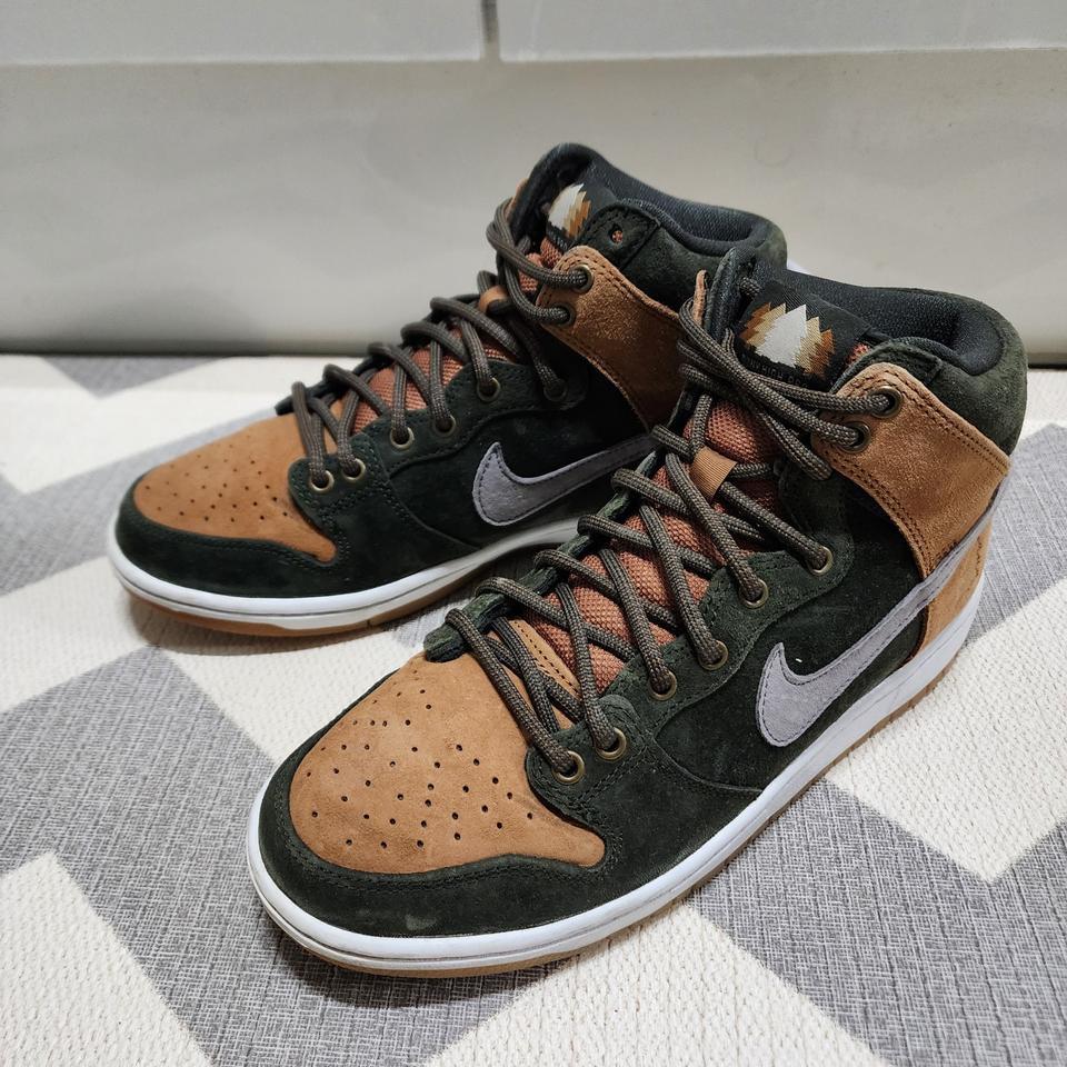 한정판) 나이키덩크SB 하이 홈그라운 에일브라운 QS 255