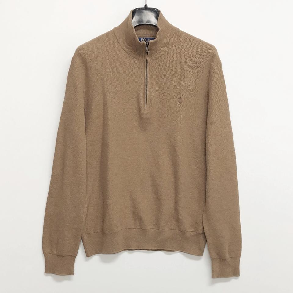 폴로랄프로렌 쿼터 집업 니트/남성L/칠팔구제