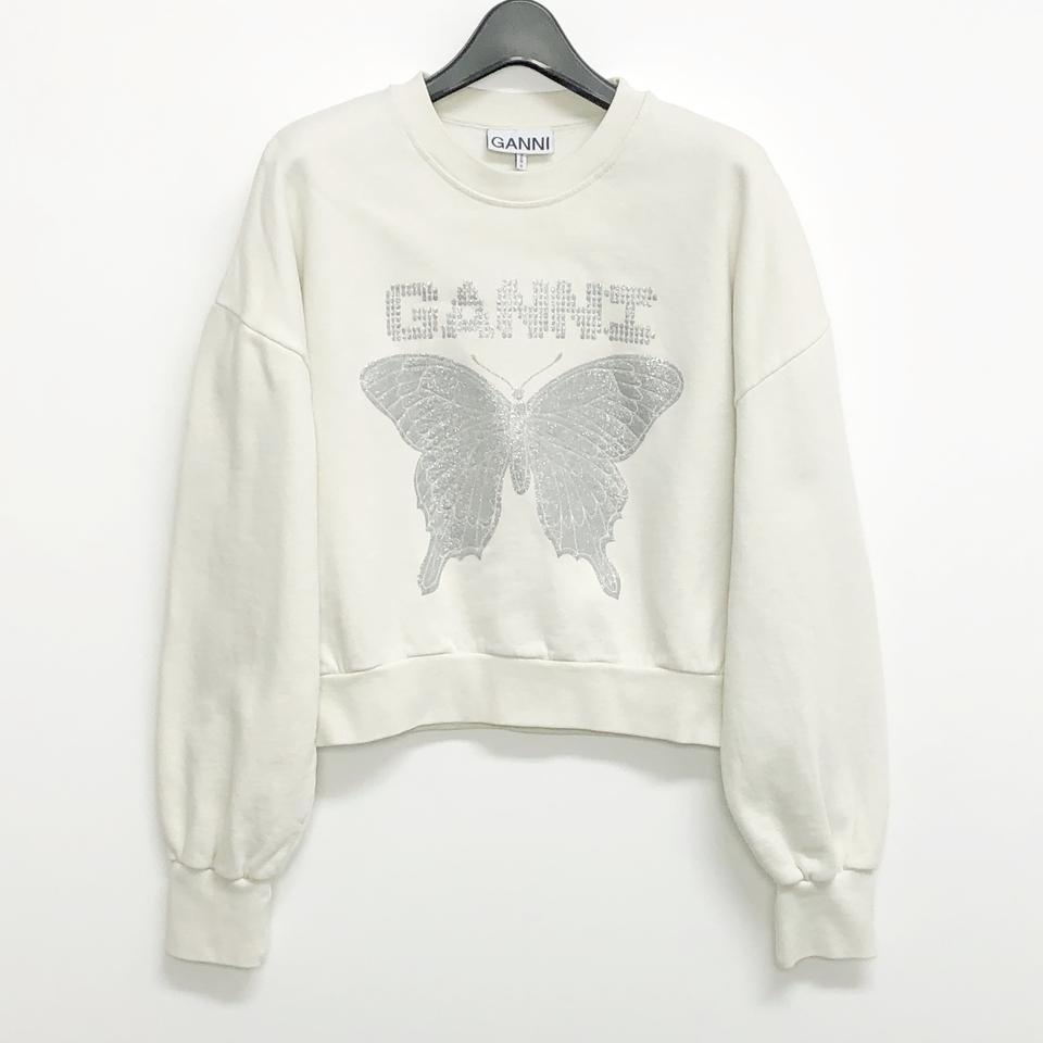 가니 버터플라이 맨투맨/S사이즈/칠팔구제