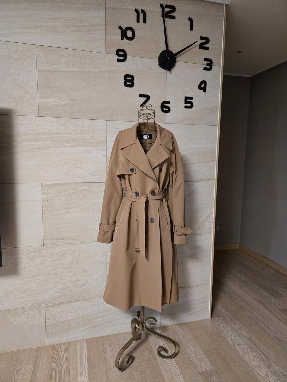 [55] DEWL 듀엘 밸트 트렌치 롱 자켓