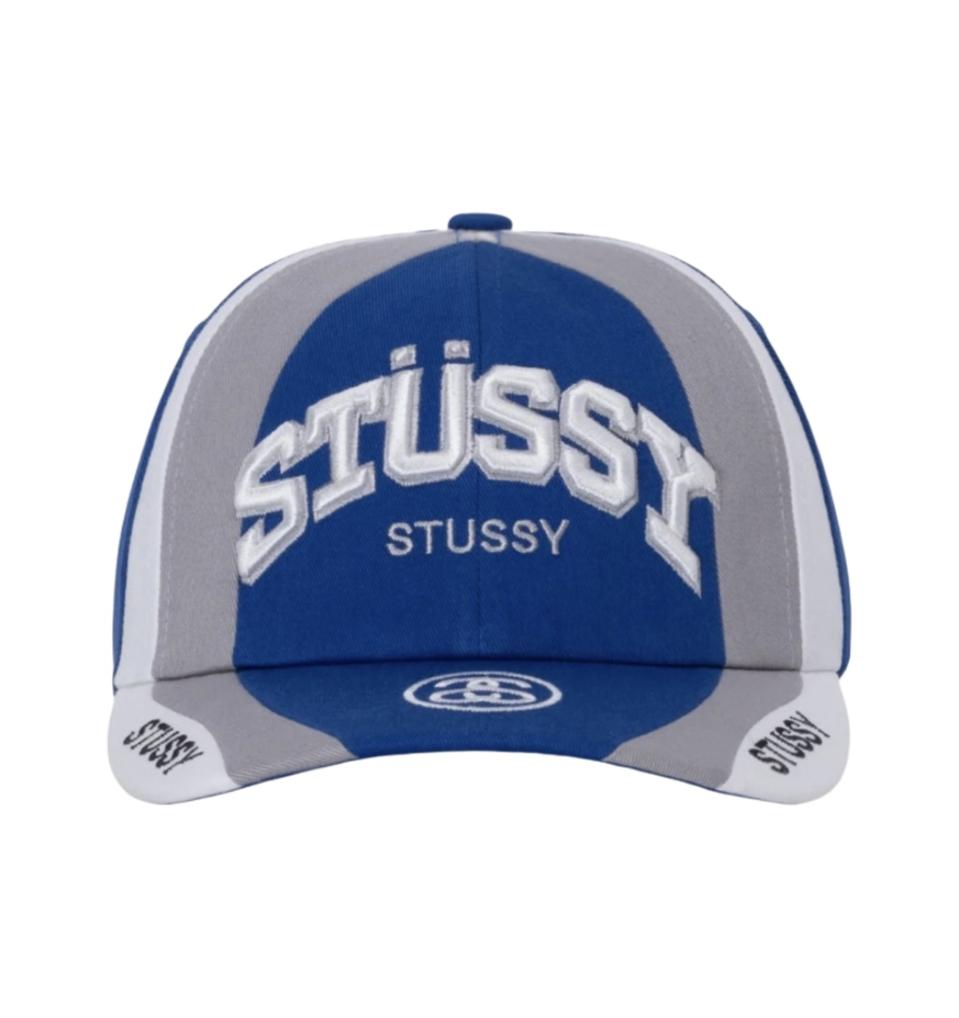 스투시 수베니어 로우 프로 스트랩백 캡 블루