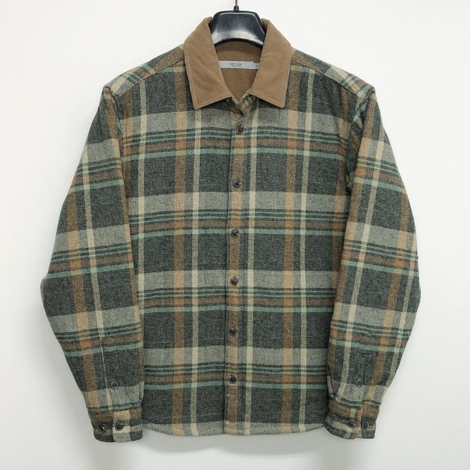 시리즈 체크 아우터 셔츠/95/칠팔구제