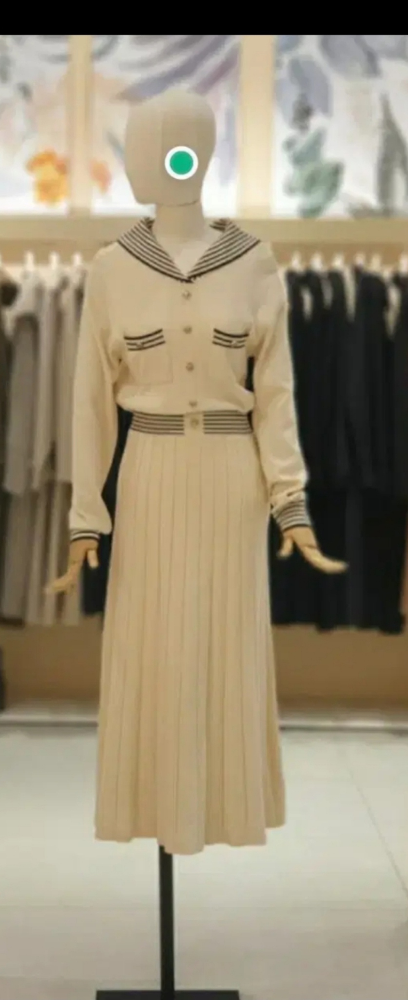 (정품) JJ JIGOTT 니트 맥시 원핏