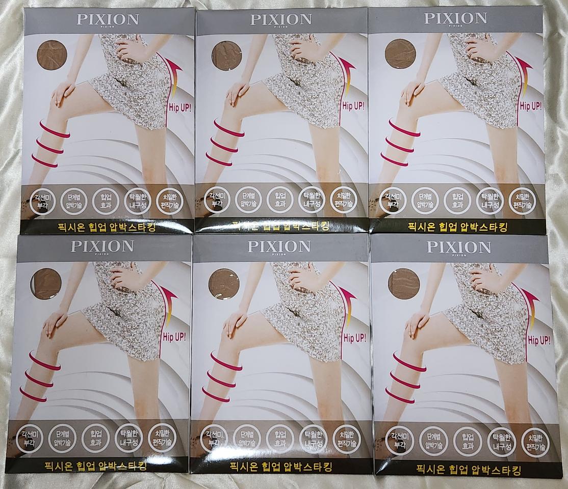 픽시온 힙업 압박스타킹 S (스킨/블랙) (4족)