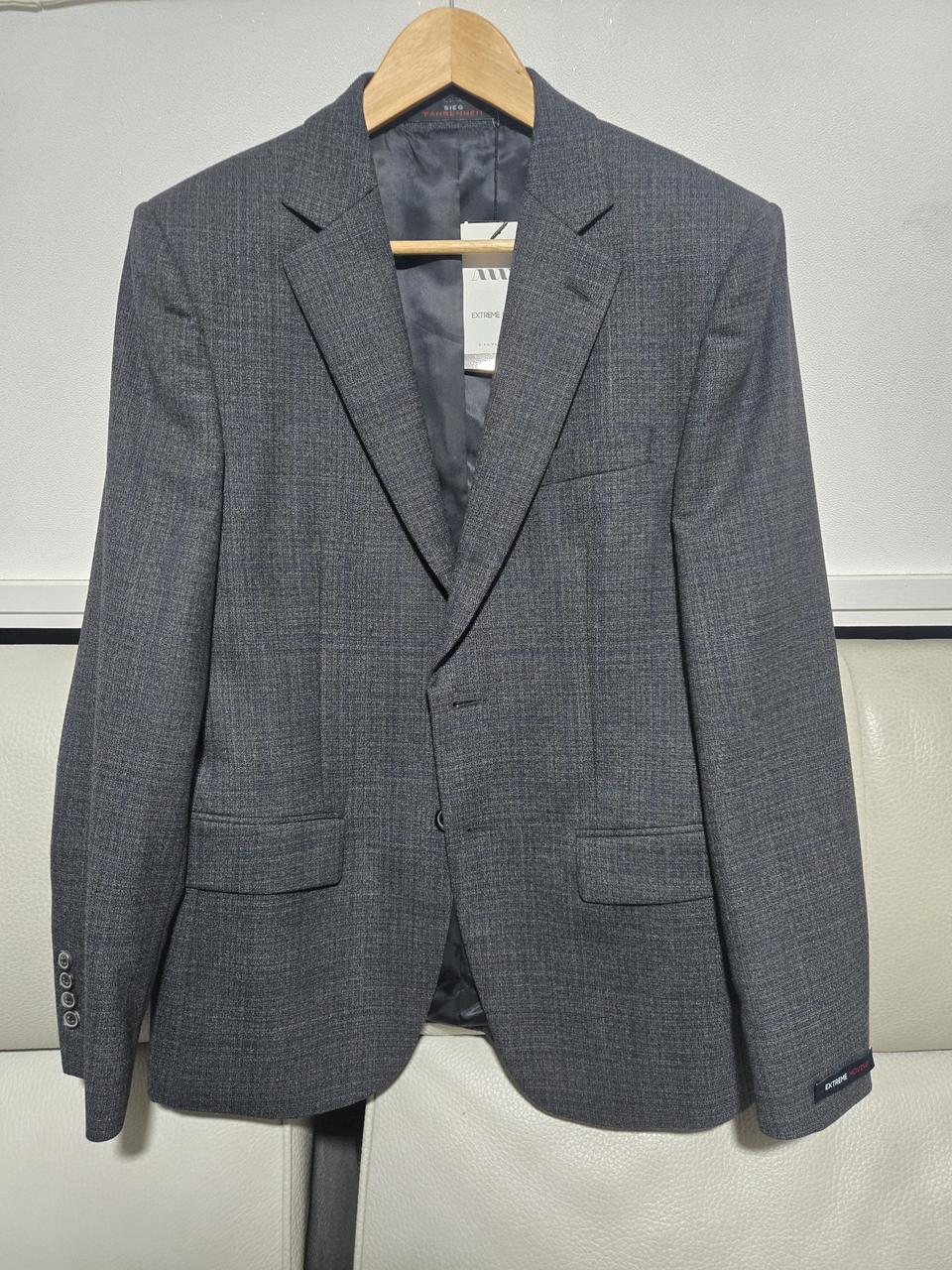 지이크 파렌하이트 회색 정장 자켓 100 (새상품)