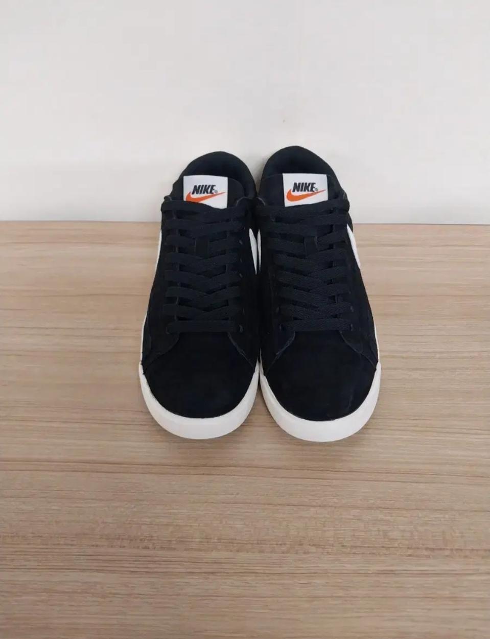 여성 나이키 블레이져 로우 스웨이드 운동화 (250)