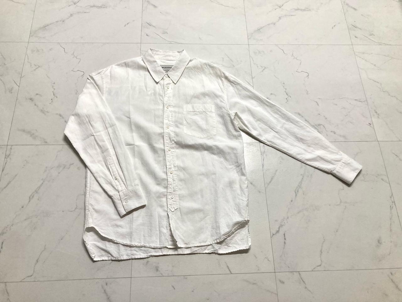 솔리드옴므 18ss 화이트 셔츠 50사이즈, 100-105