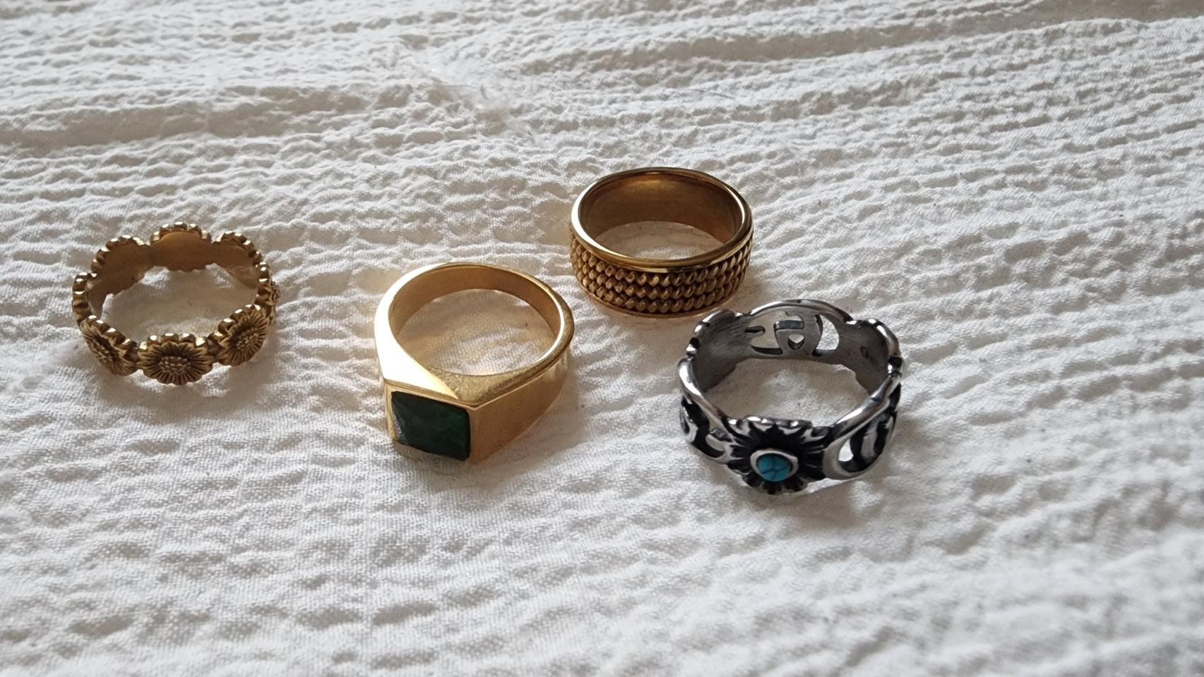 써지컬스틸 반지일괄