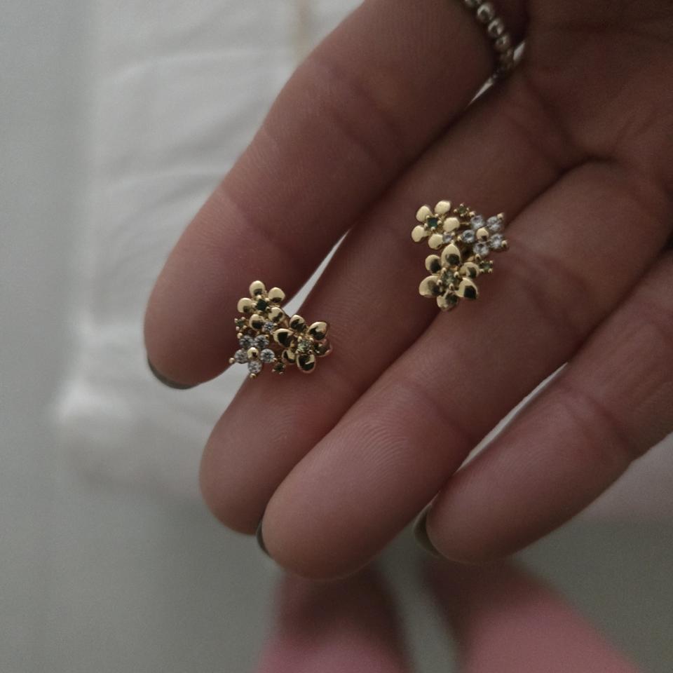 누누핑거스  꽃송이 귀걸이