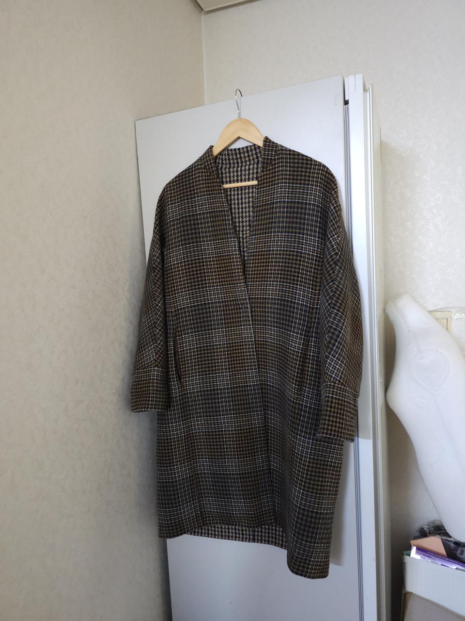 베네통 양면 울코트