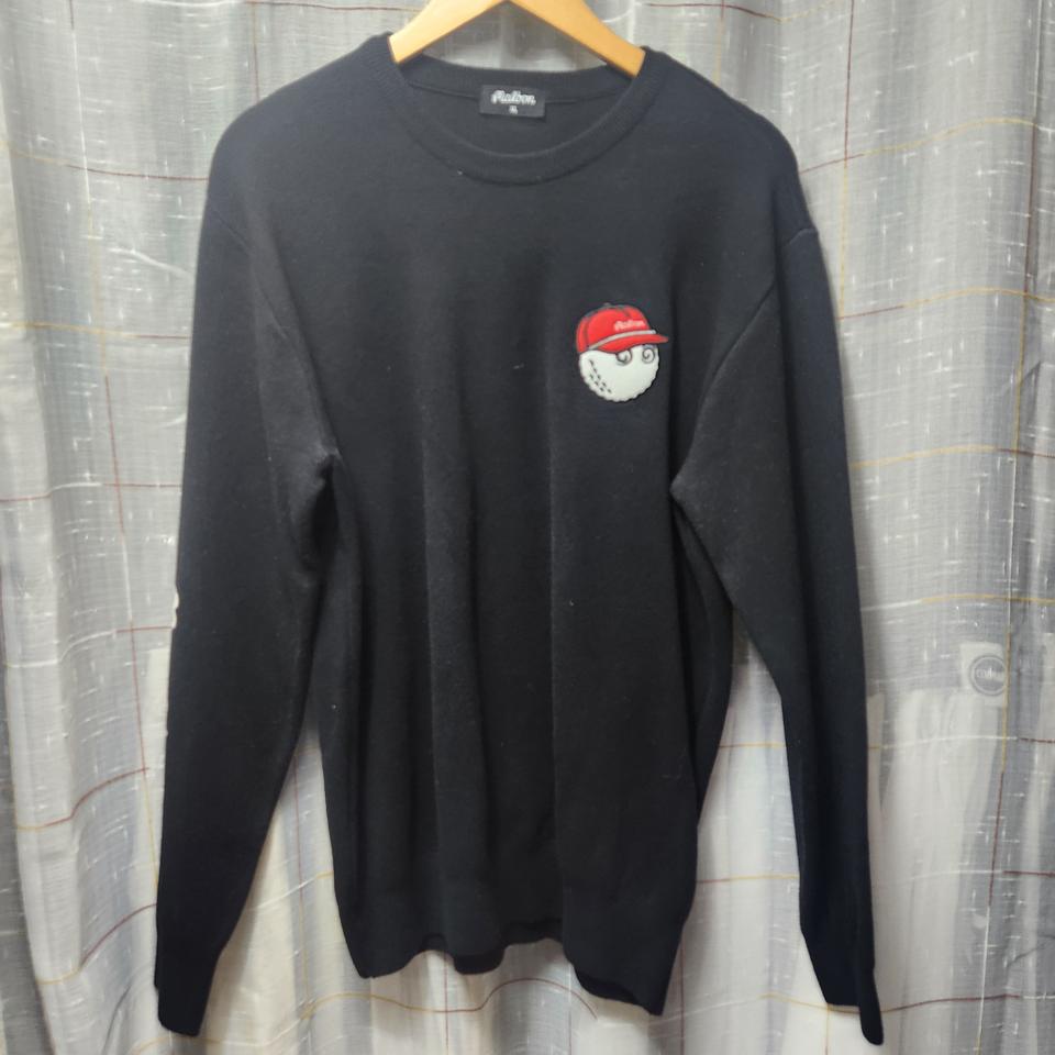 말본 골프 블랙 맨투맨 XL