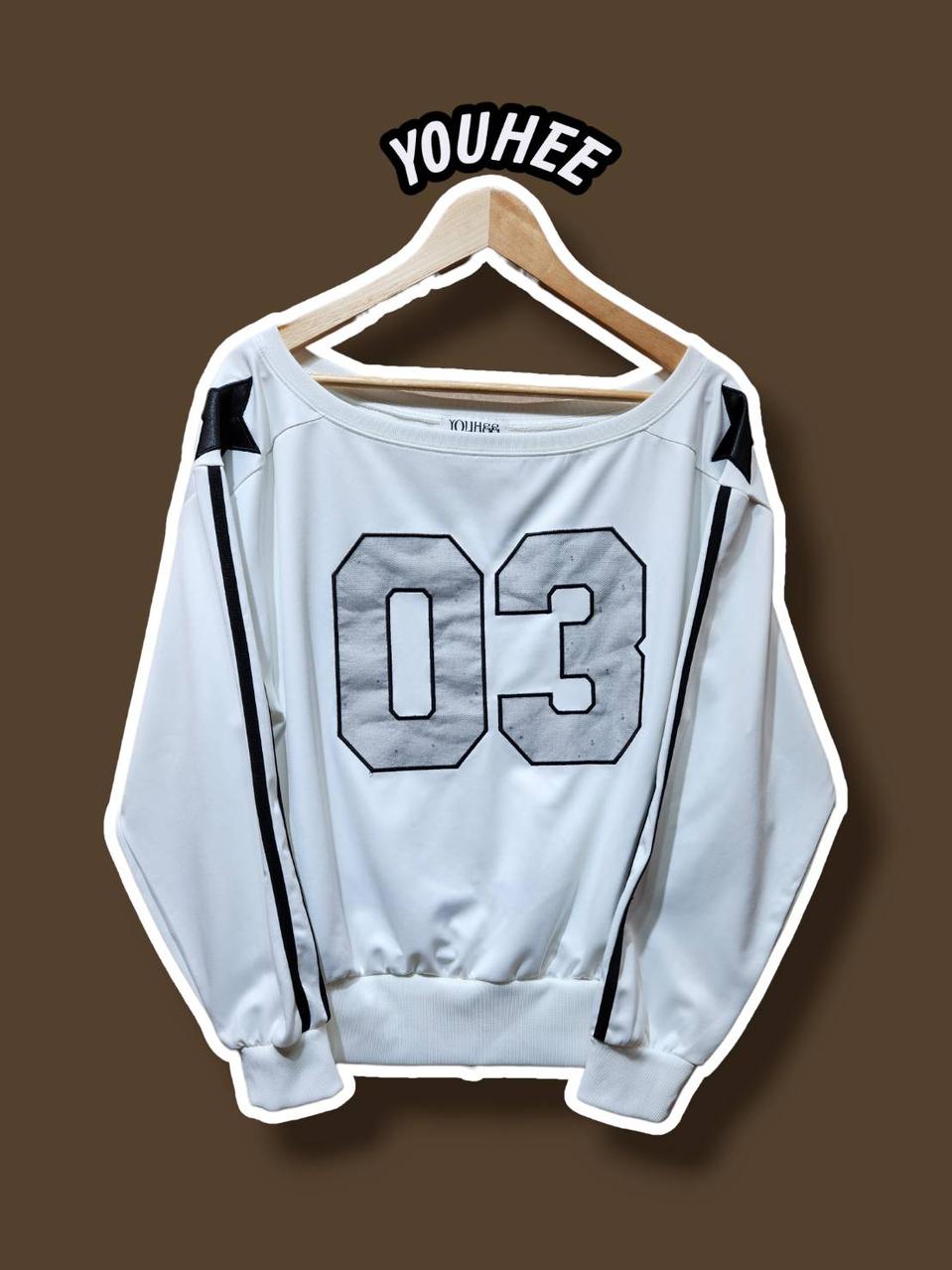 F/ YOUHEE 유희 오프숄더 져지 스웻셔츠 /0212