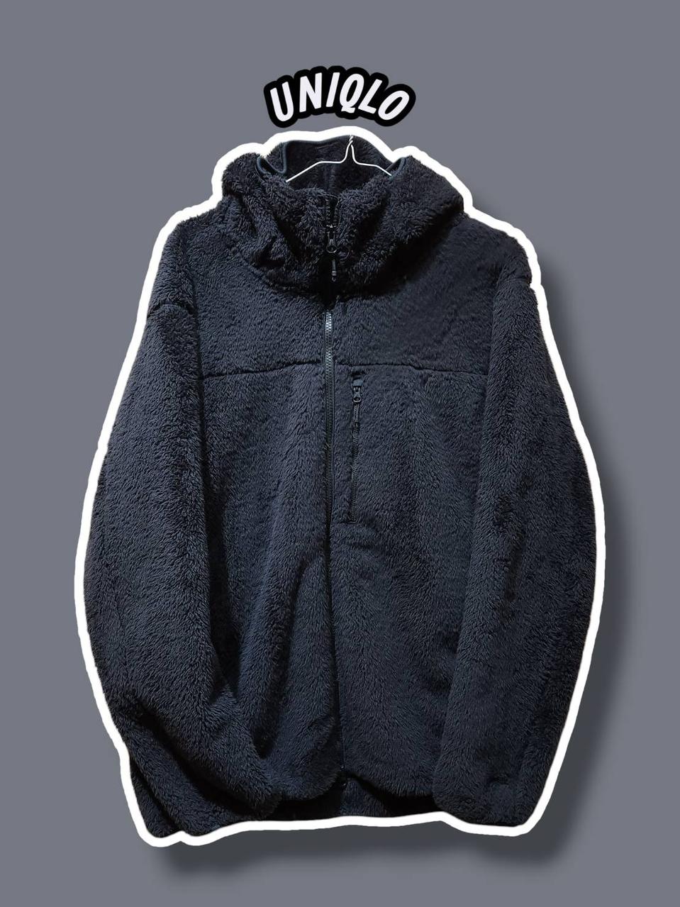 XL/ 유니클로 플러피얀 후리스 후드 자켓 /0212