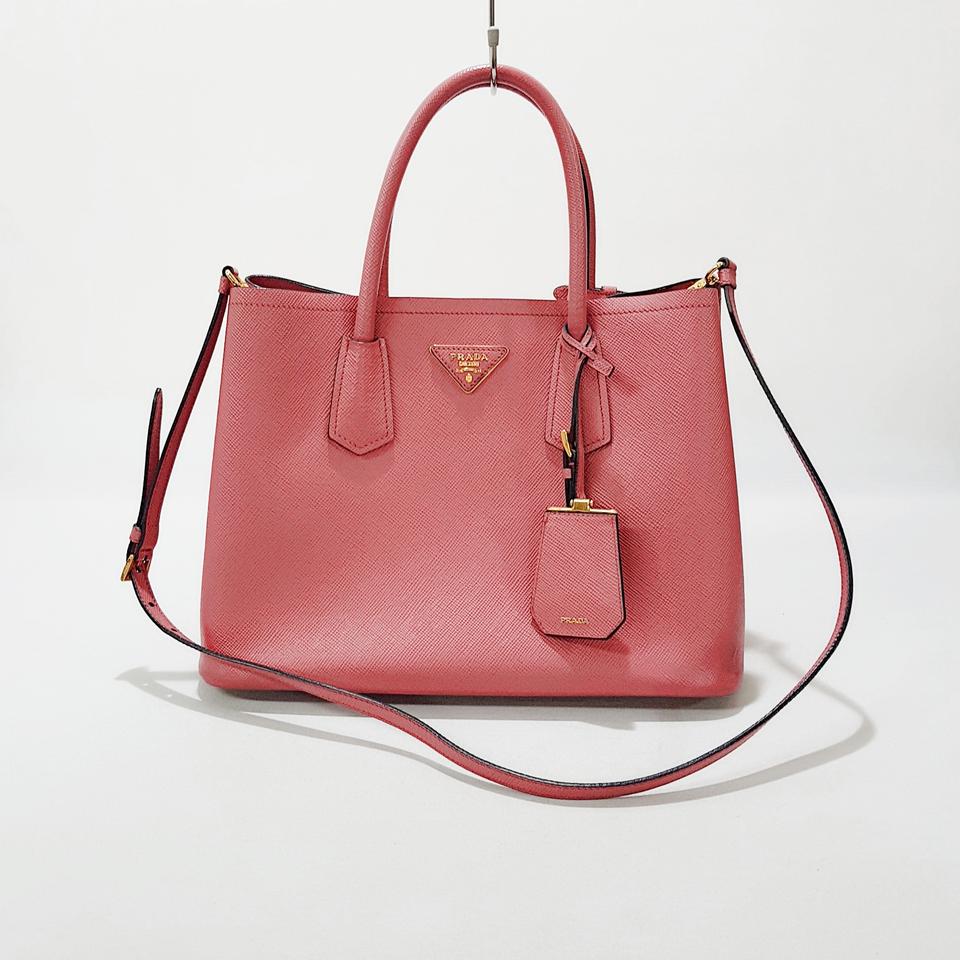 정품) 프라다 사피아노 두블레 토트 숄더백