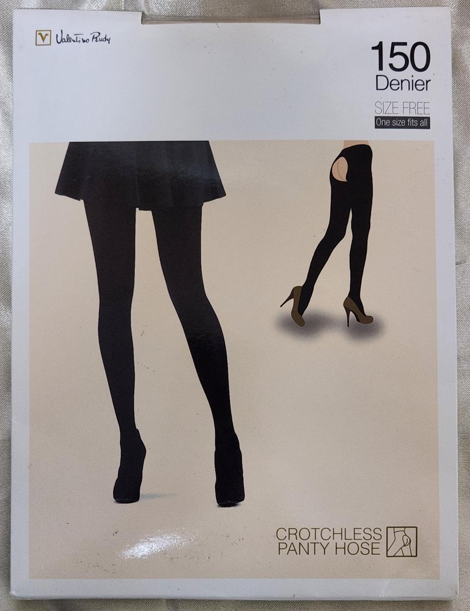 발렌티노 루디 오픈 팬티 스타킹 15D