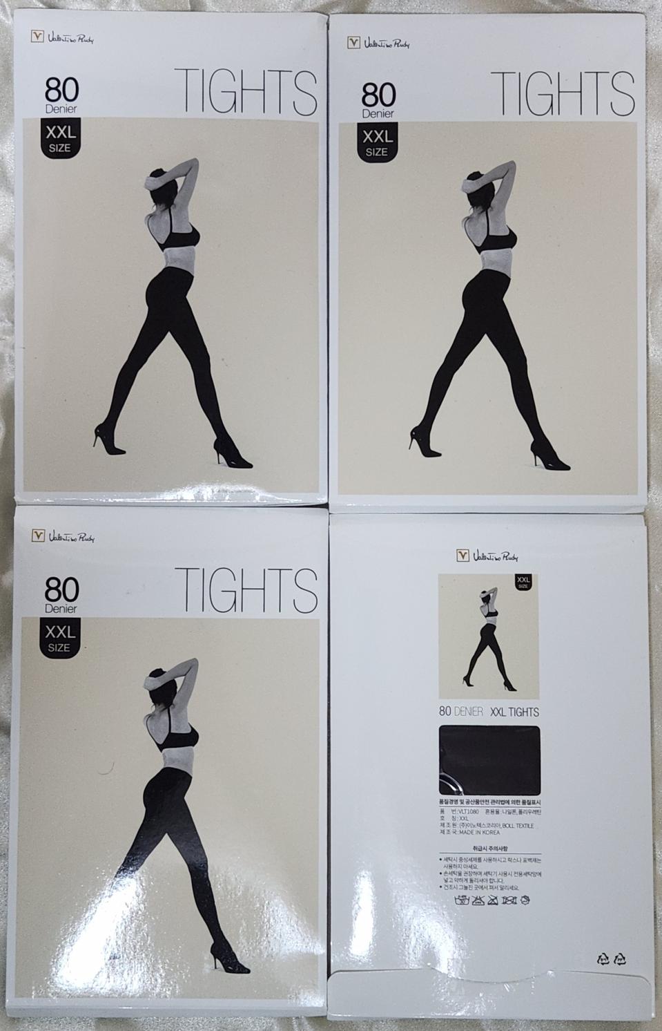 빅사이즈 발렌티노 루디 80데니아  스타킹 XXL