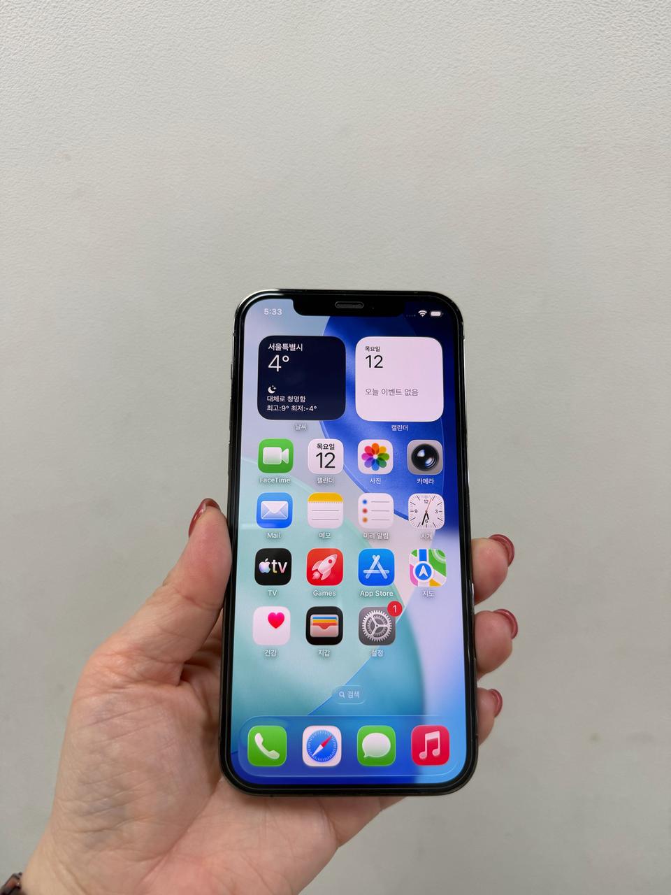(부산중고폰) 아이폰12프로 블랙 128기가 공기계 판매해요
