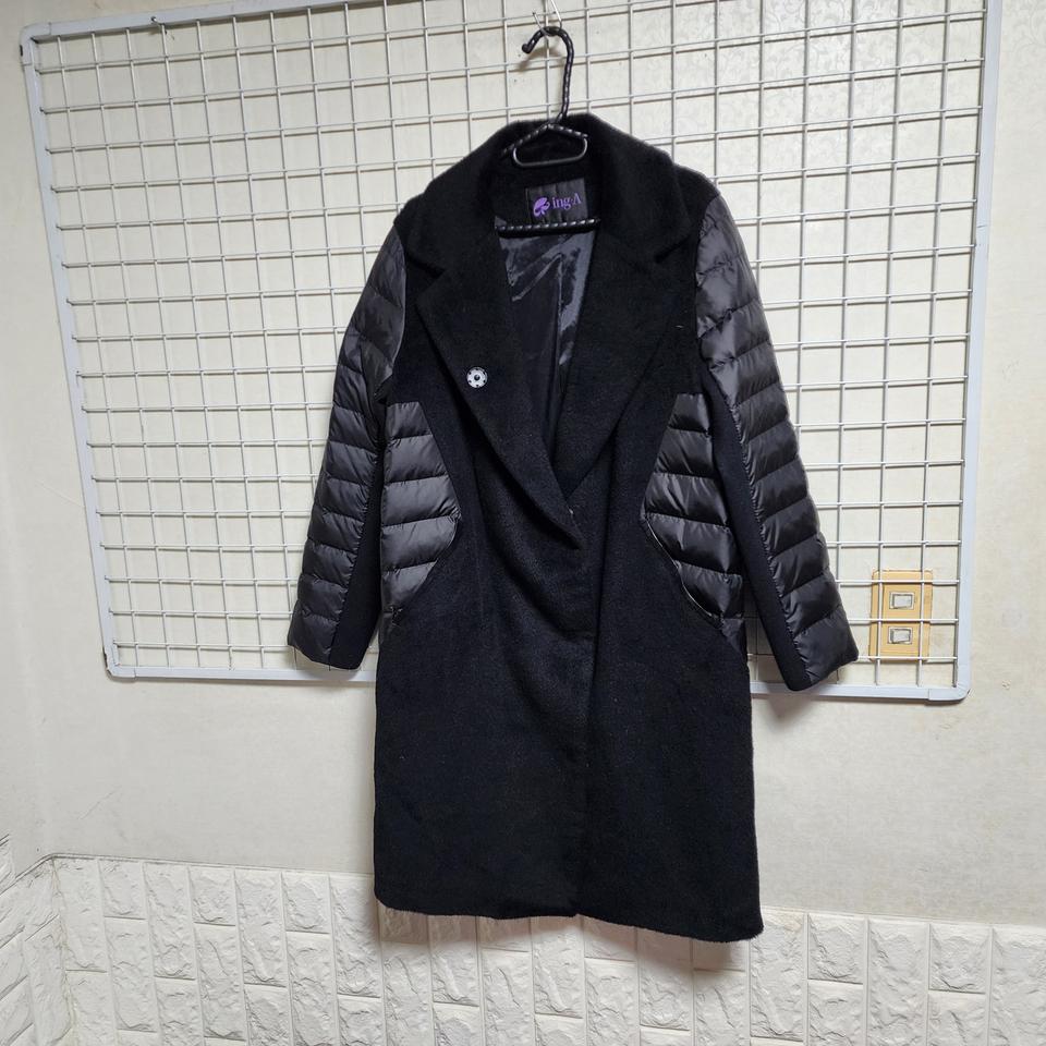 (새상품)잉어(알파카/구스/양가죽/울)코트(여큰95-100)